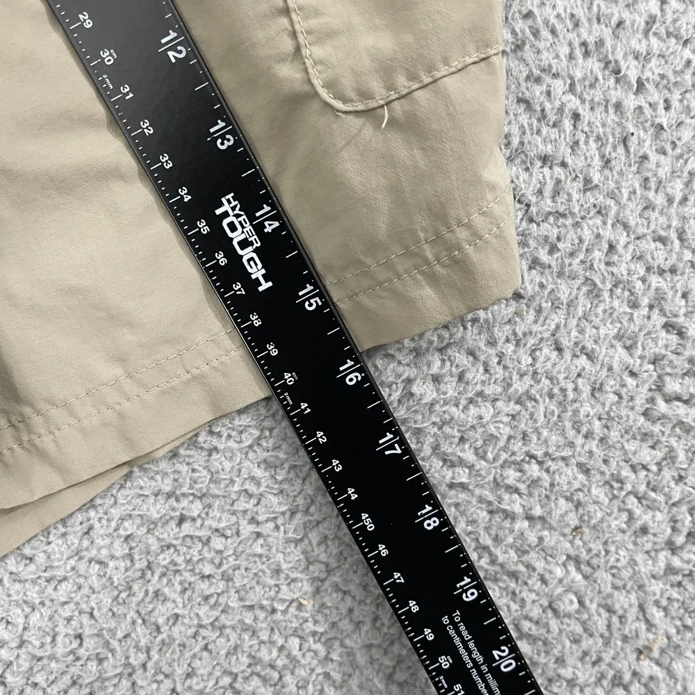 Columbia Shorts Men XL Tan Nylon Outdoor Hiking Gorpcore Cargos